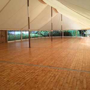 Canvas Marquee Tongue & Groove Floor.