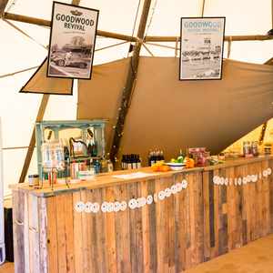 Bar hire outdoor marquee tipi weddings worcestershire